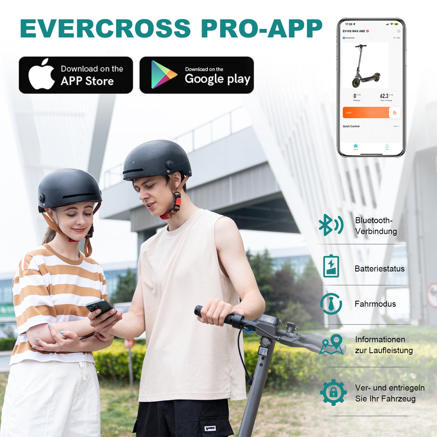 EVERCROSS EV10S MAX Adult Electric Scooter