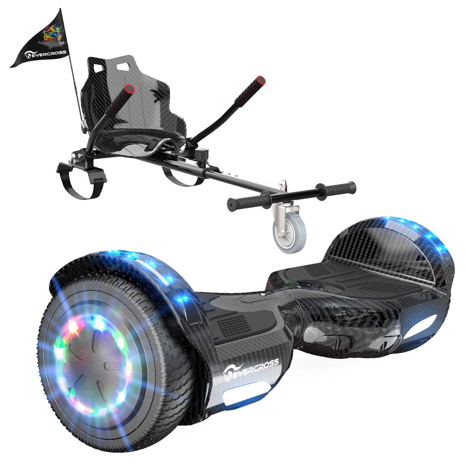 EVERCROSS XP10 Hoverboard, Self Balancing Scooter 6.5 display picture 1