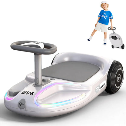 EVERCROSS EV6 Kids Electric Car, 4-in-1 Scooter and Rocker