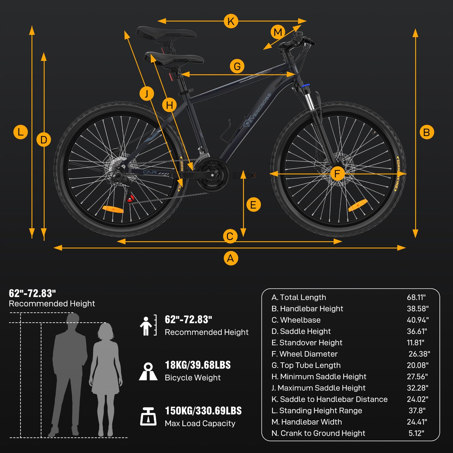 Evercross EM3 Mountain Bike