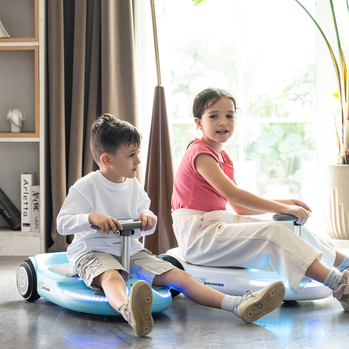 EVERCROSS EV6 Kids Electric Car, 4-in-1 Scooter and Rocker