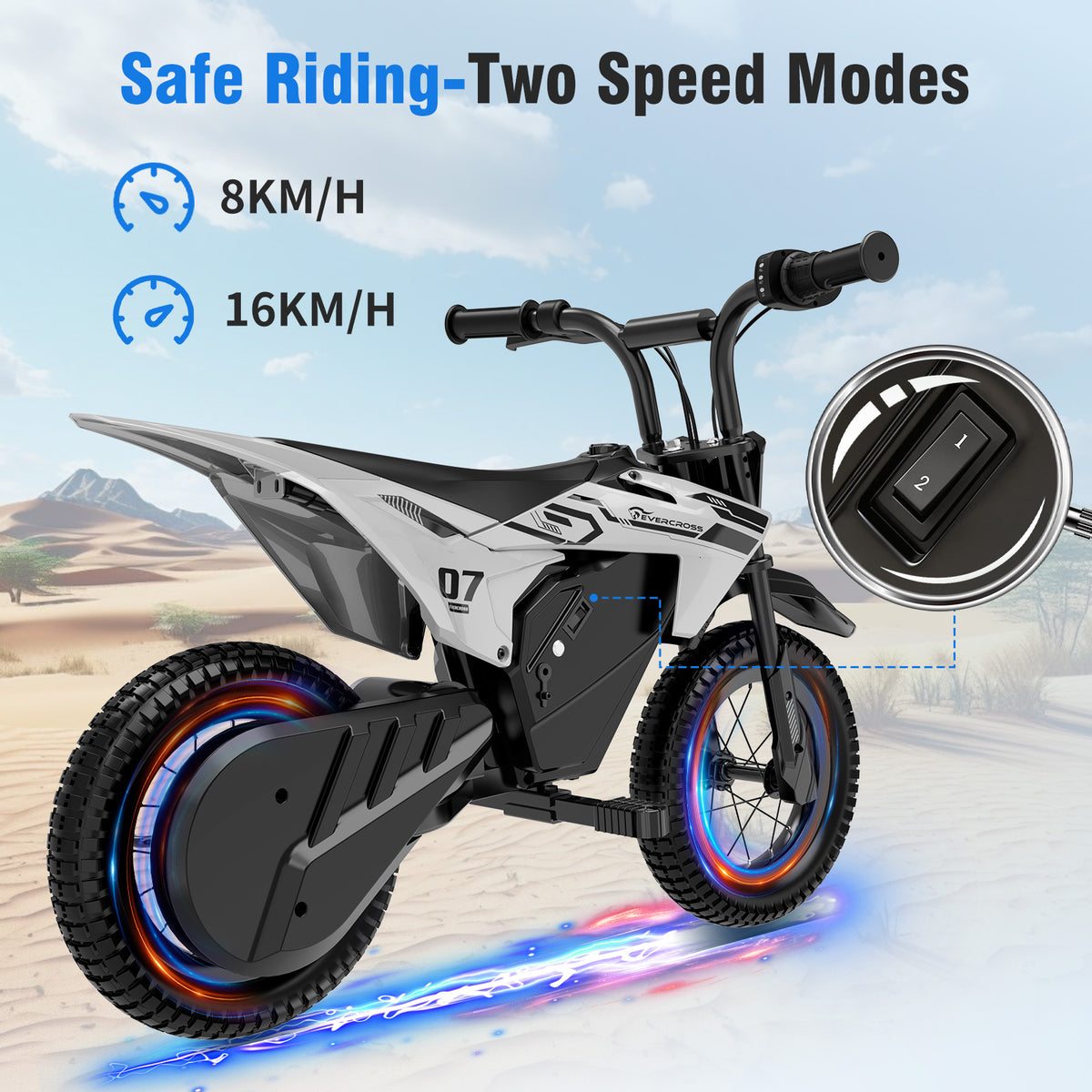 EVERCROSS EV13M Kid's Electric Dirt Bike for Children Aged 3+