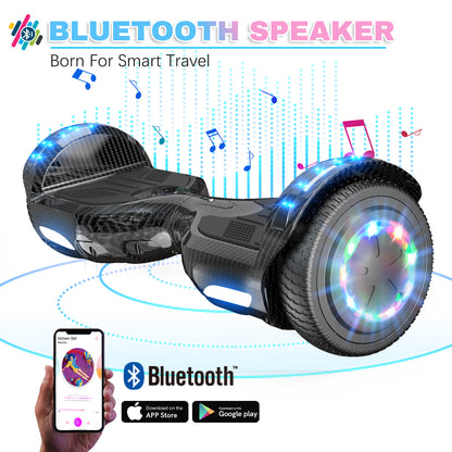 EVERCROSS XP10 Hoverboard, Self Balancing Scooter 6.5" with Seat