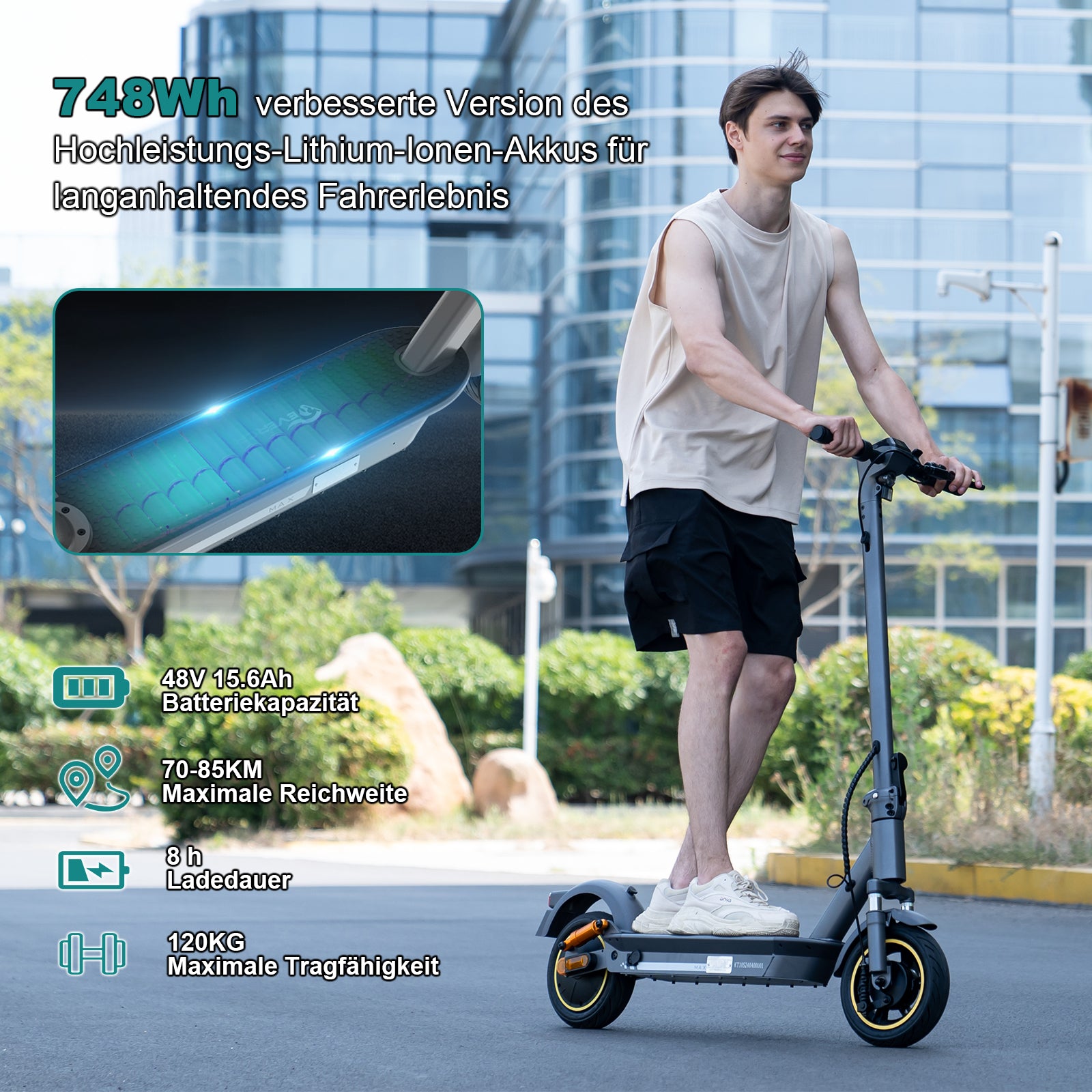 EVERCROSS EV10S MAX Adult Electric Scooter
