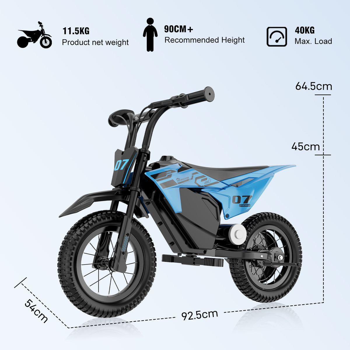 EVERCROSS EV13M Kid's Electric Dirt Bike for Children Aged 3+