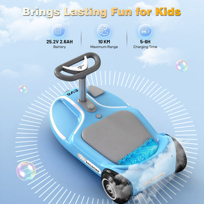 EVERCROSS EV6 Kids Electric Car, 4-in-1 Scooter and Rocker