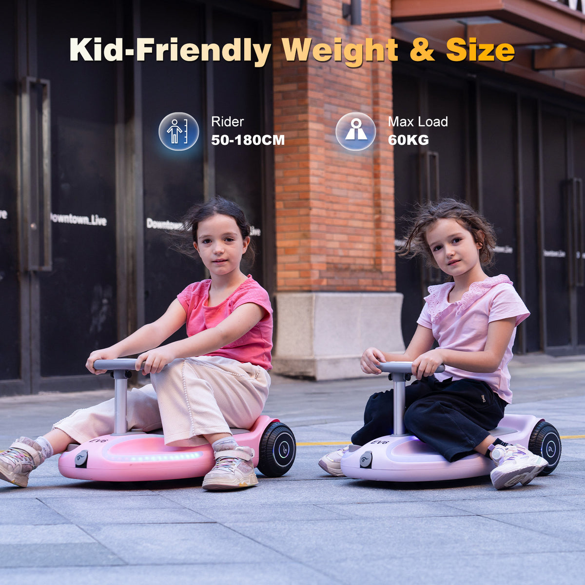 EVERCROSS EV6 Kids Electric Car, 4-in-1 Scooter and Rocker