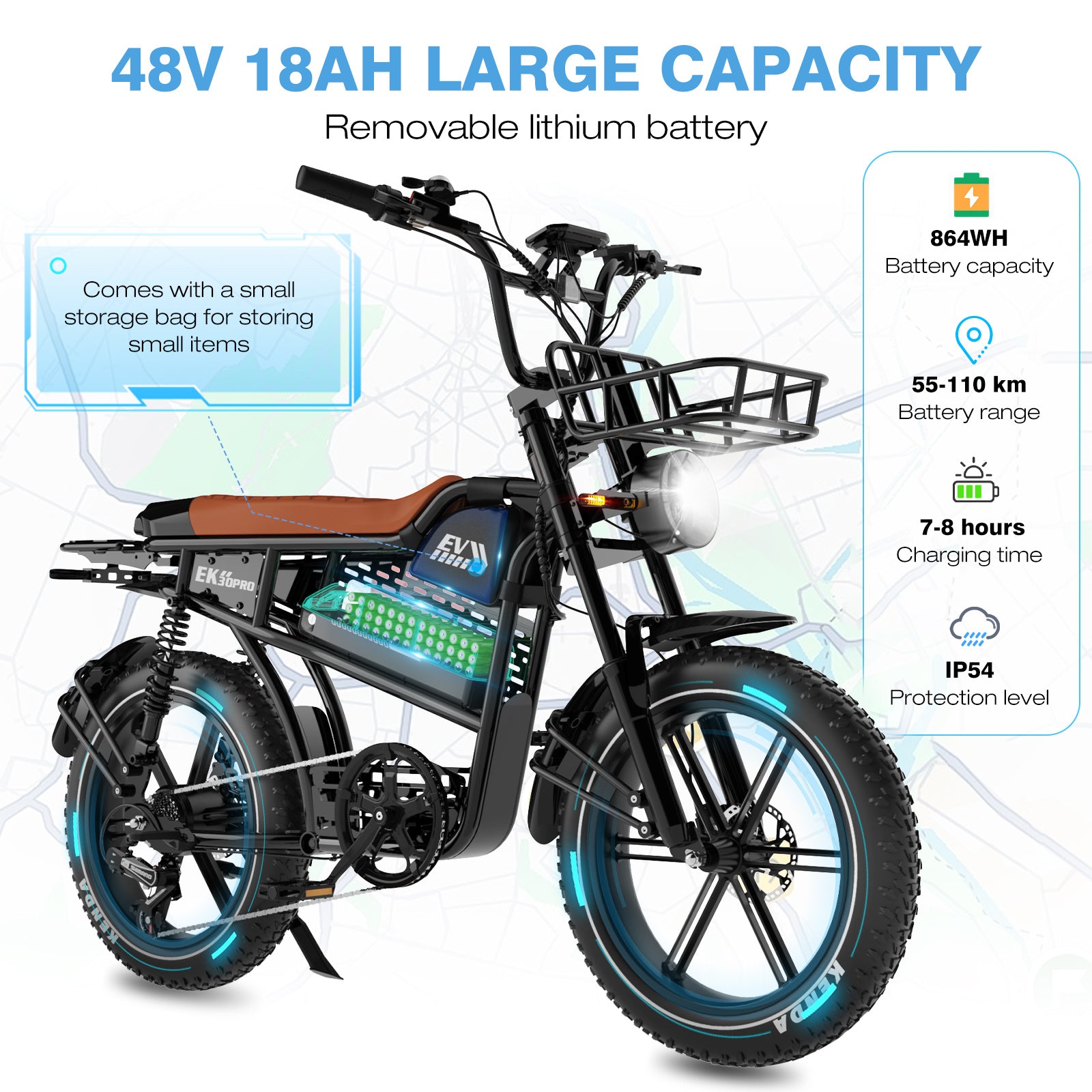 EVERCROSS EK30 PRO Adult Electric Bicycle