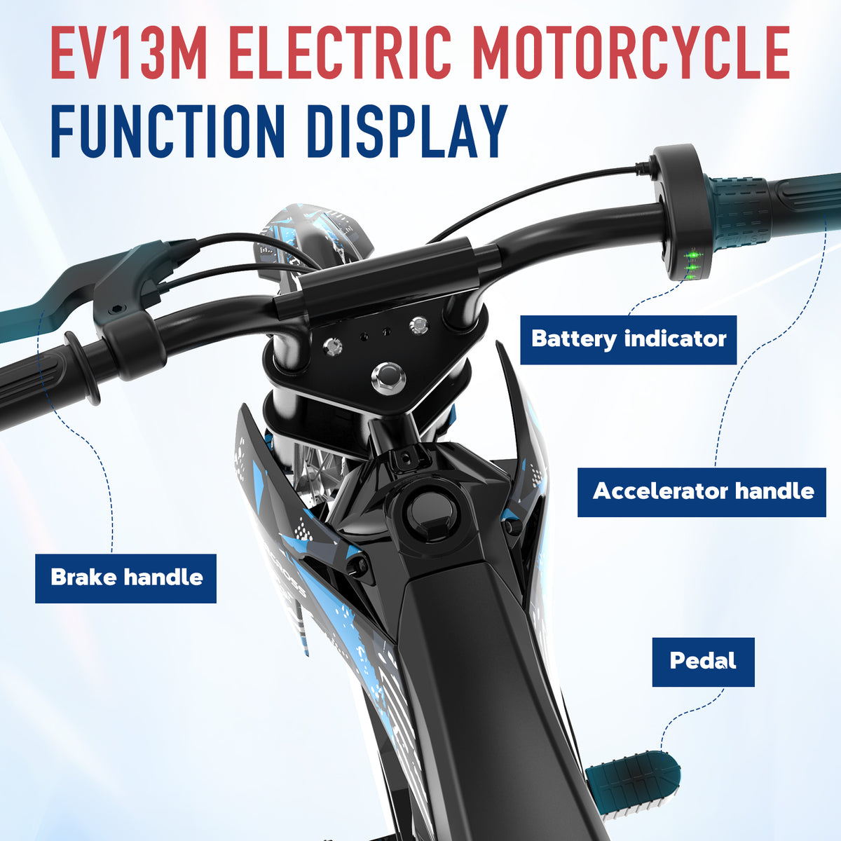 EVERCROSS EV13M Kid's Electric Dirt Bike for Children Aged 3+